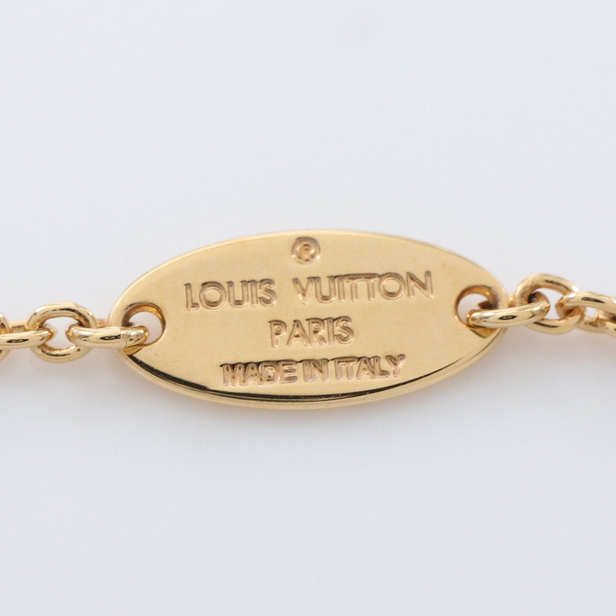 Louis Vuitton Louis Vuitton Collier L To V Necklace Gp Gold Silver Size ONE SIZE - 5 Thumbnail