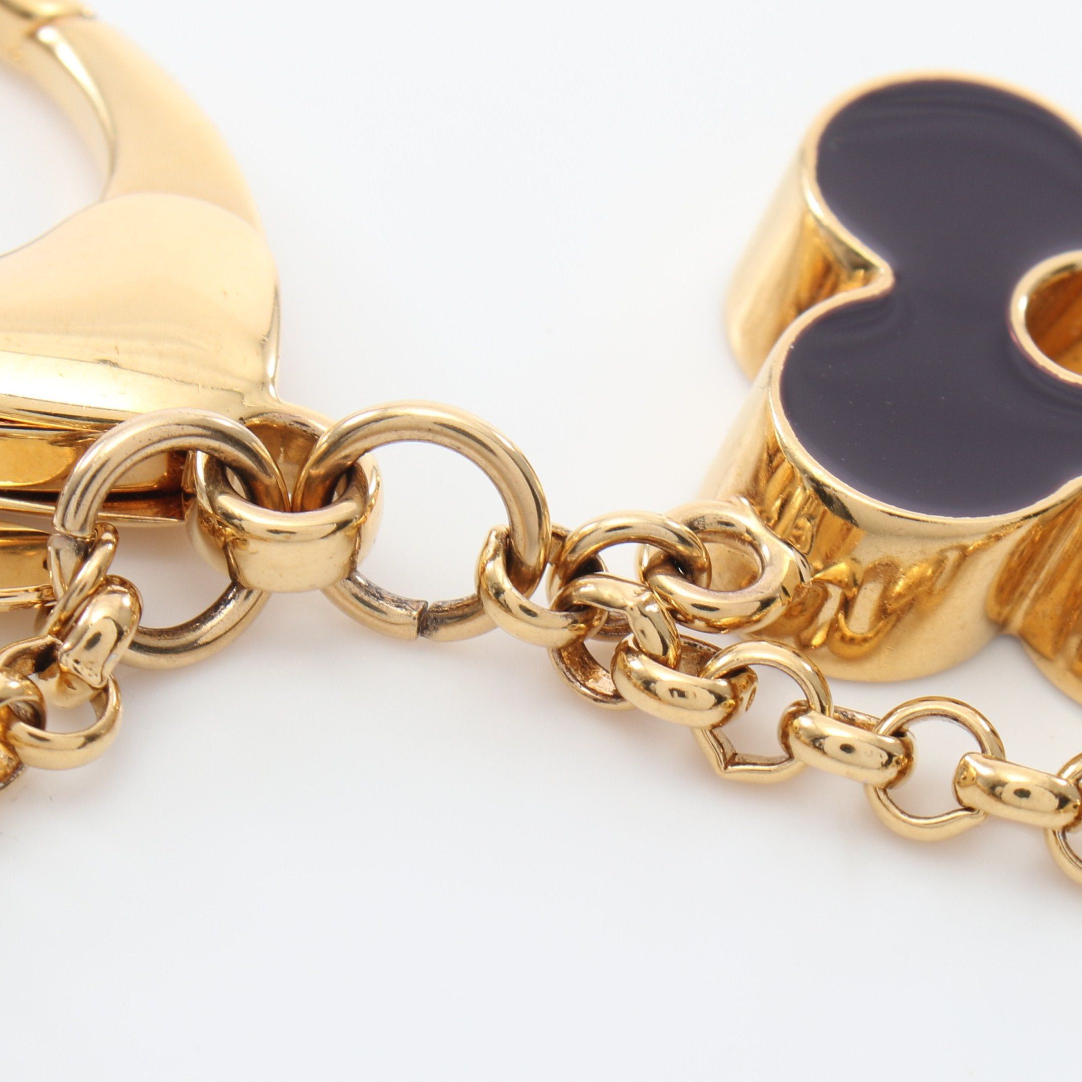 Louis Vuitton Louis Vuitton Bag Charm Fleur De Monogram Key Ring Gp Gold Multicolor Size ONE SIZE - 5 Thumbnail