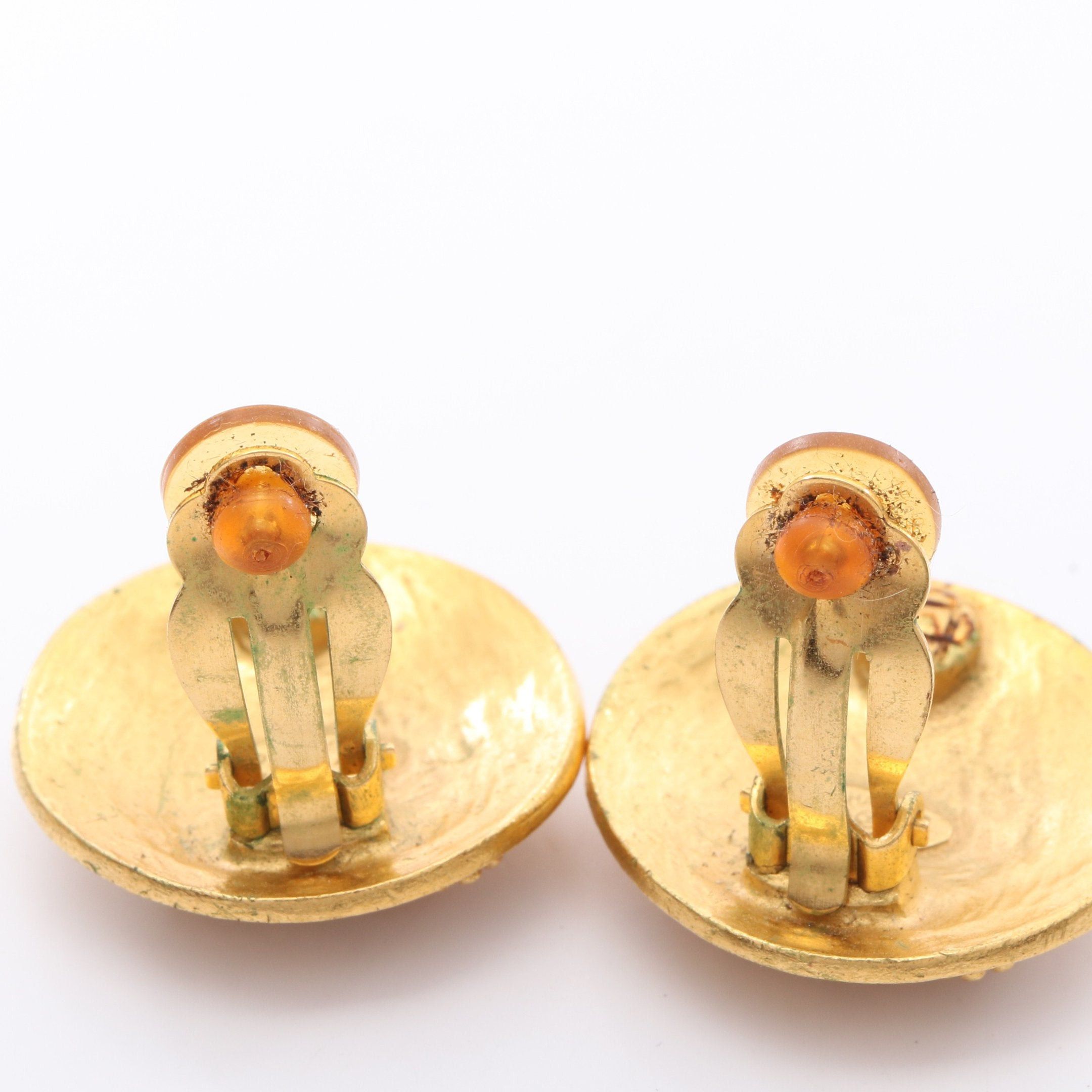 Chanel Chanel Coco Mark Earrings Gp Gold 96A Size ONE SIZE - 7 Thumbnail