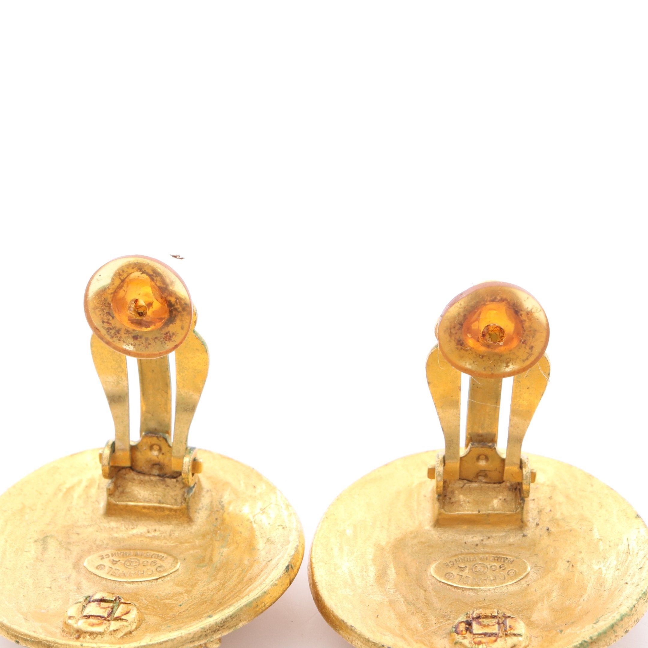 Chanel Chanel Coco Mark Earrings Gp Gold 96A Size ONE SIZE - 5 Thumbnail