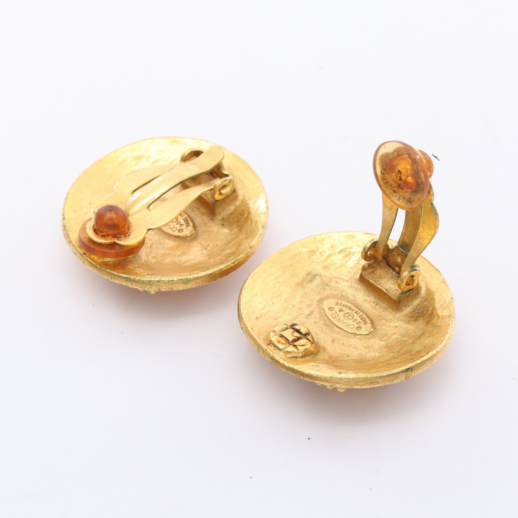 Chanel Chanel Coco Mark Earrings Gp Gold 96A Size ONE SIZE - 2 Thumbnail