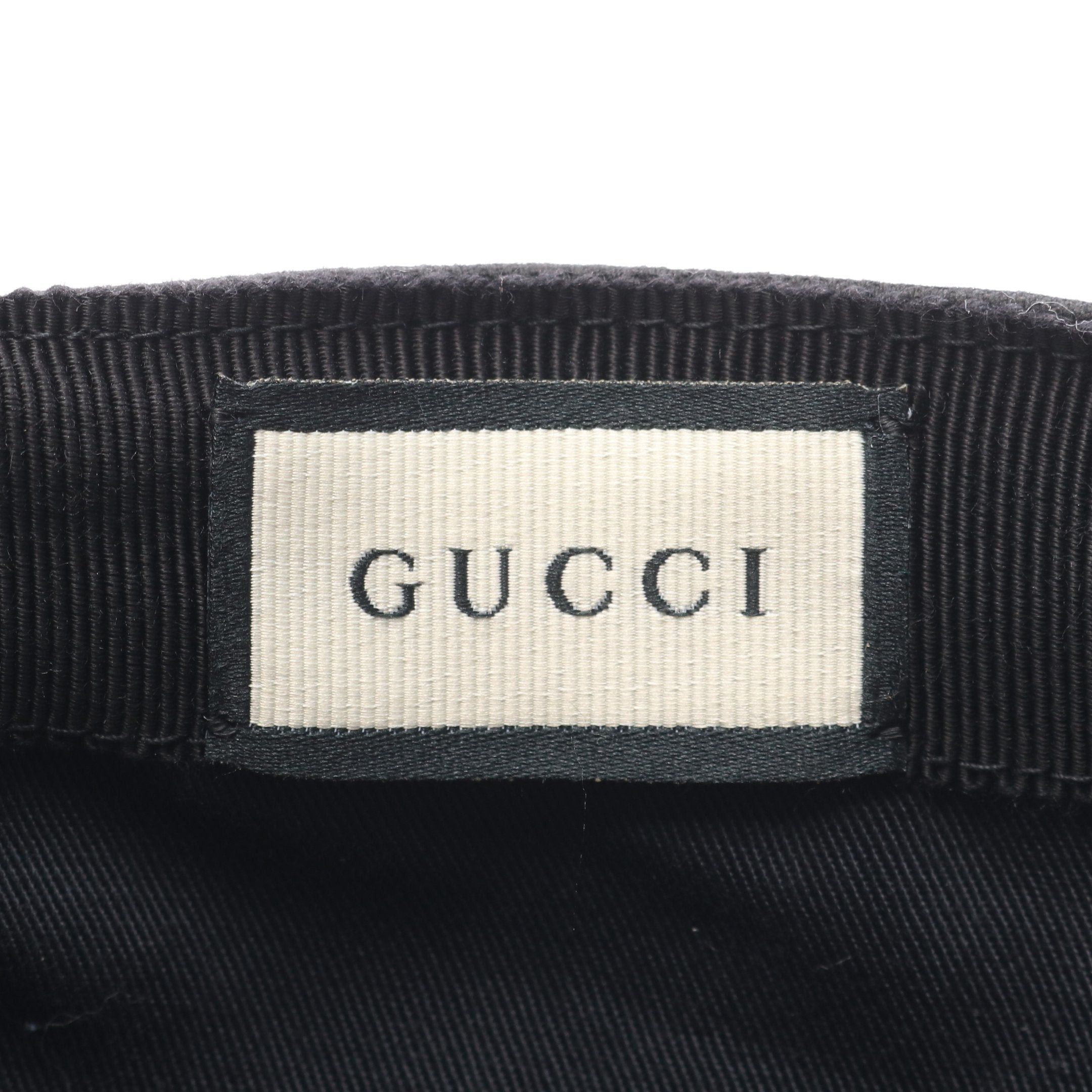 Gucci Gucci Interlocking G Cap Cotton Black Size ONE SIZE - 4 Thumbnail