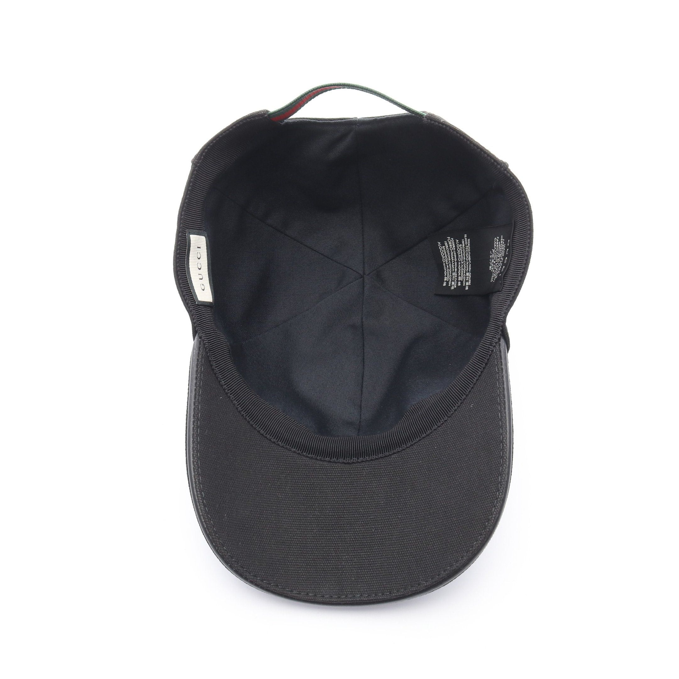 Gucci Gucci Interlocking G Cap Cotton Black Size ONE SIZE - 3 Thumbnail