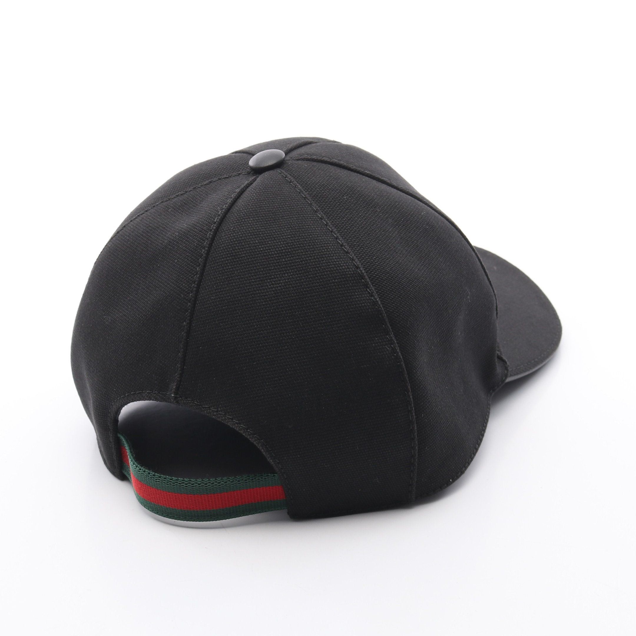 Gucci Gucci Interlocking G Cap Cotton Black Size ONE SIZE - 2 Thumbnail