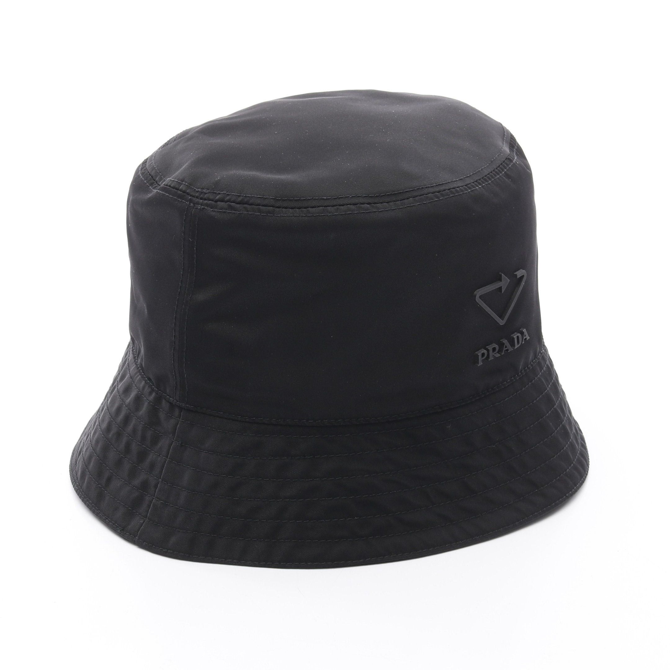 Prada Prada Re-Nylon Bucket Hat Nylon Cotton Black Size ONE SIZE - 2 Thumbnail