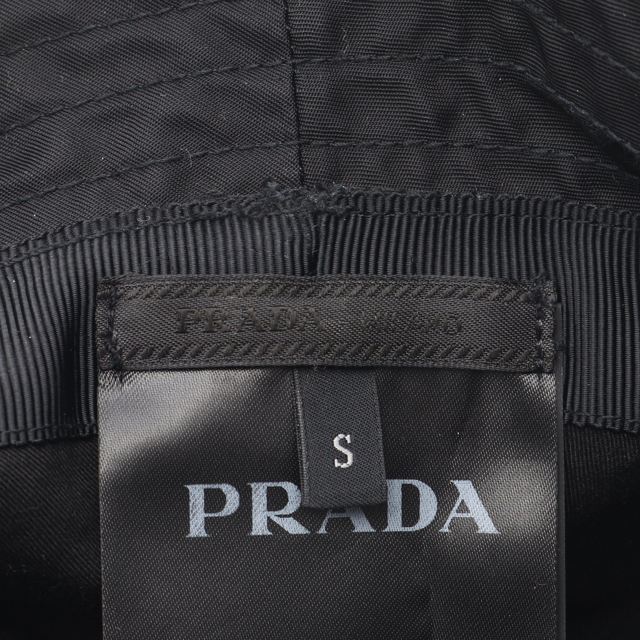 Prada Prada Re-Nylon Bucket Hat Nylon Cotton Black Size ONE SIZE - 4 Thumbnail