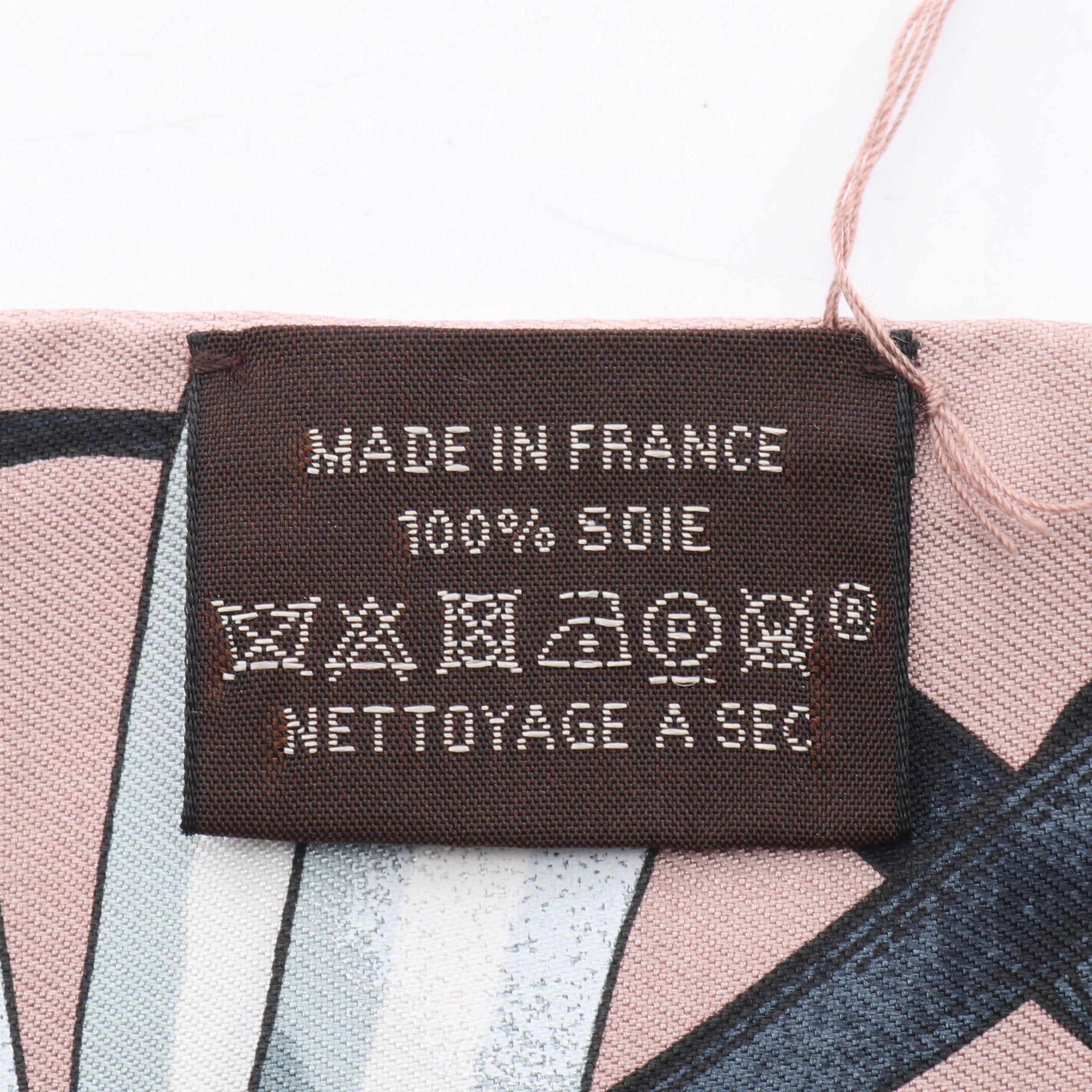 Hermes Hermes Twilly Jumping Ribbon Scarf Silk Dusty Pink Orange Multicolor Size ONE SIZE - 3 Thumbnail