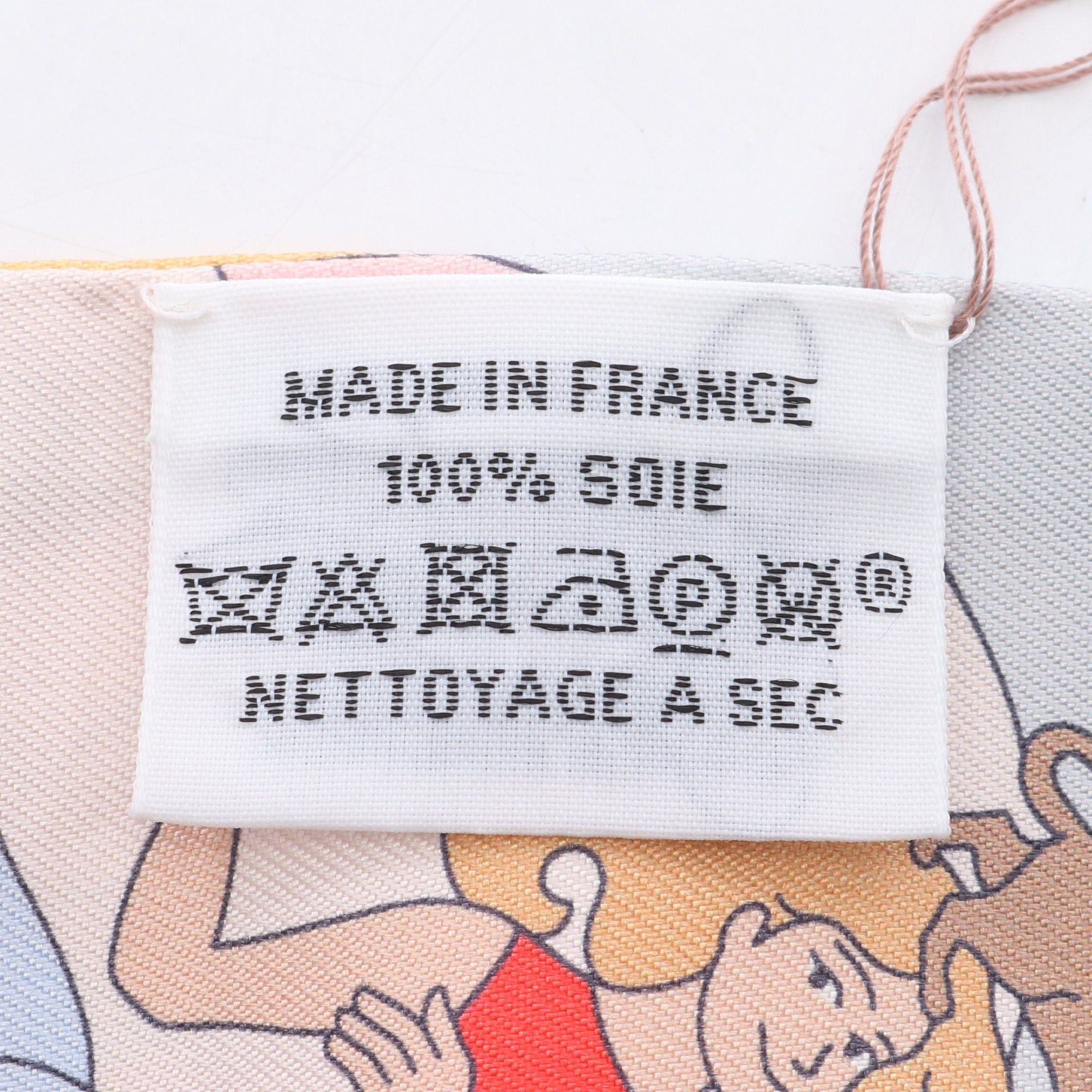 Hermes Hermes Twilly Carres Volants Ribbon Scarf Silk Light Pink Multicolor Size ONE SIZE - 3 Thumbnail
