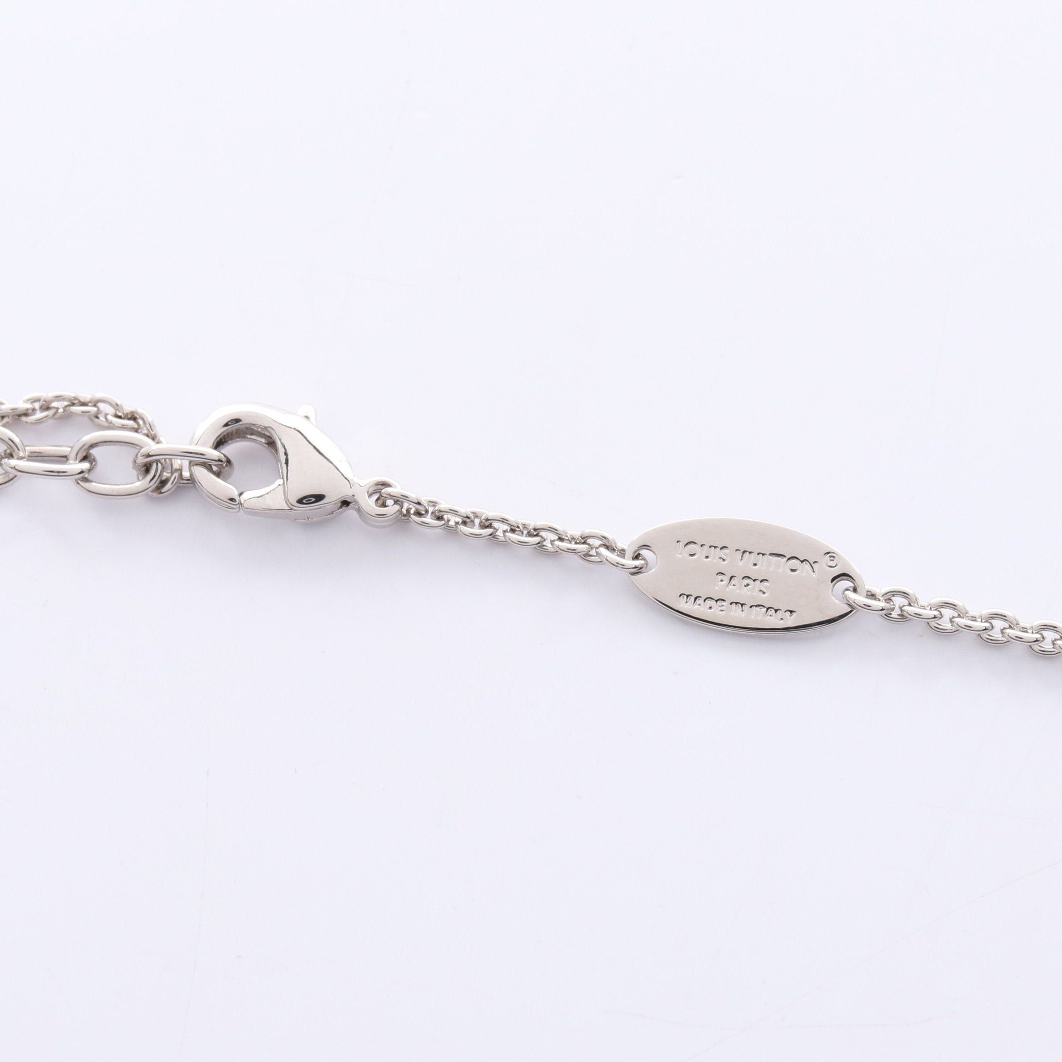 Louis Vuitton Louis Vuitton Lv Iconic Necklace Silver Size ONE SIZE - 4 Thumbnail