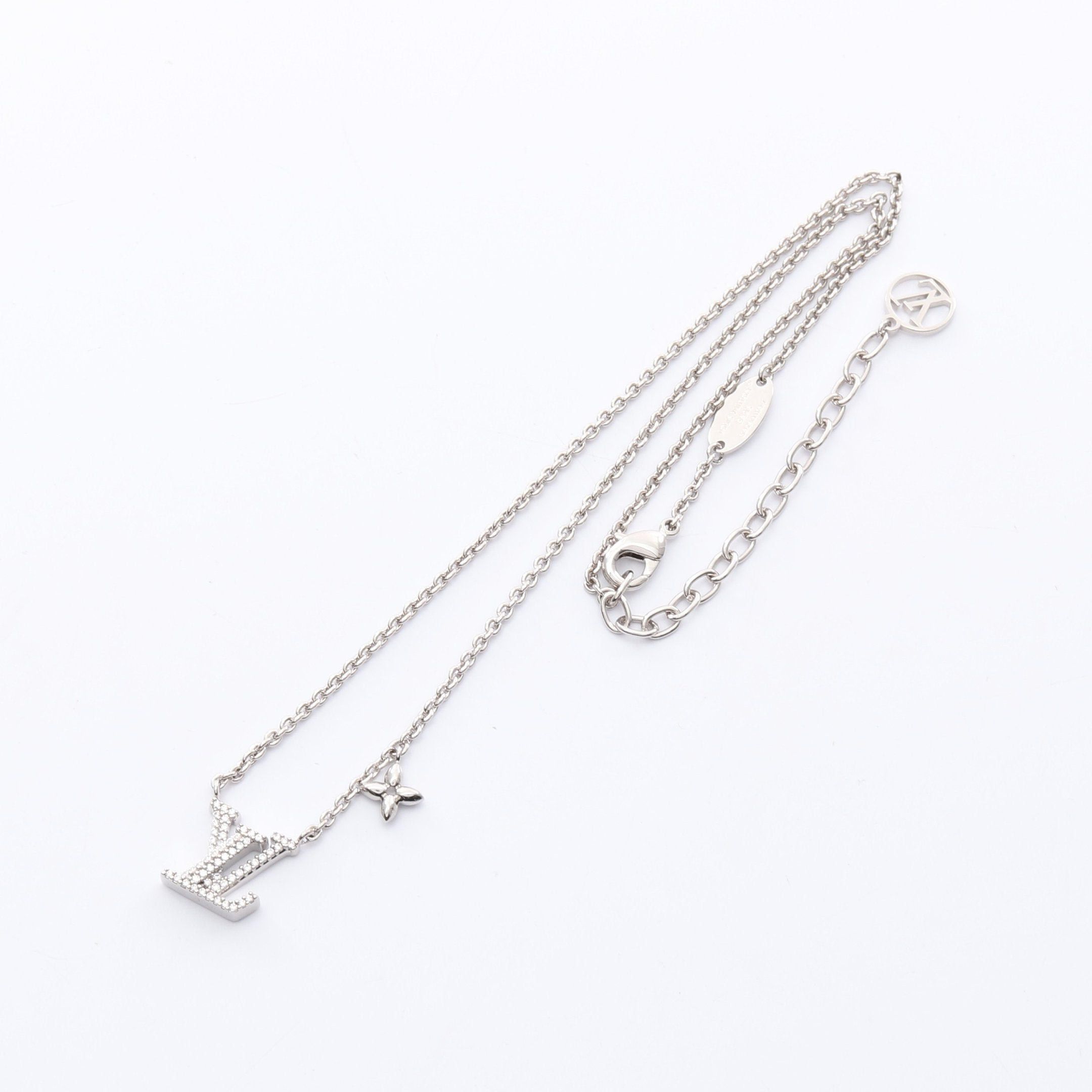 Louis Vuitton Louis Vuitton Lv Iconic Necklace Silver Size ONE SIZE - 3 Thumbnail