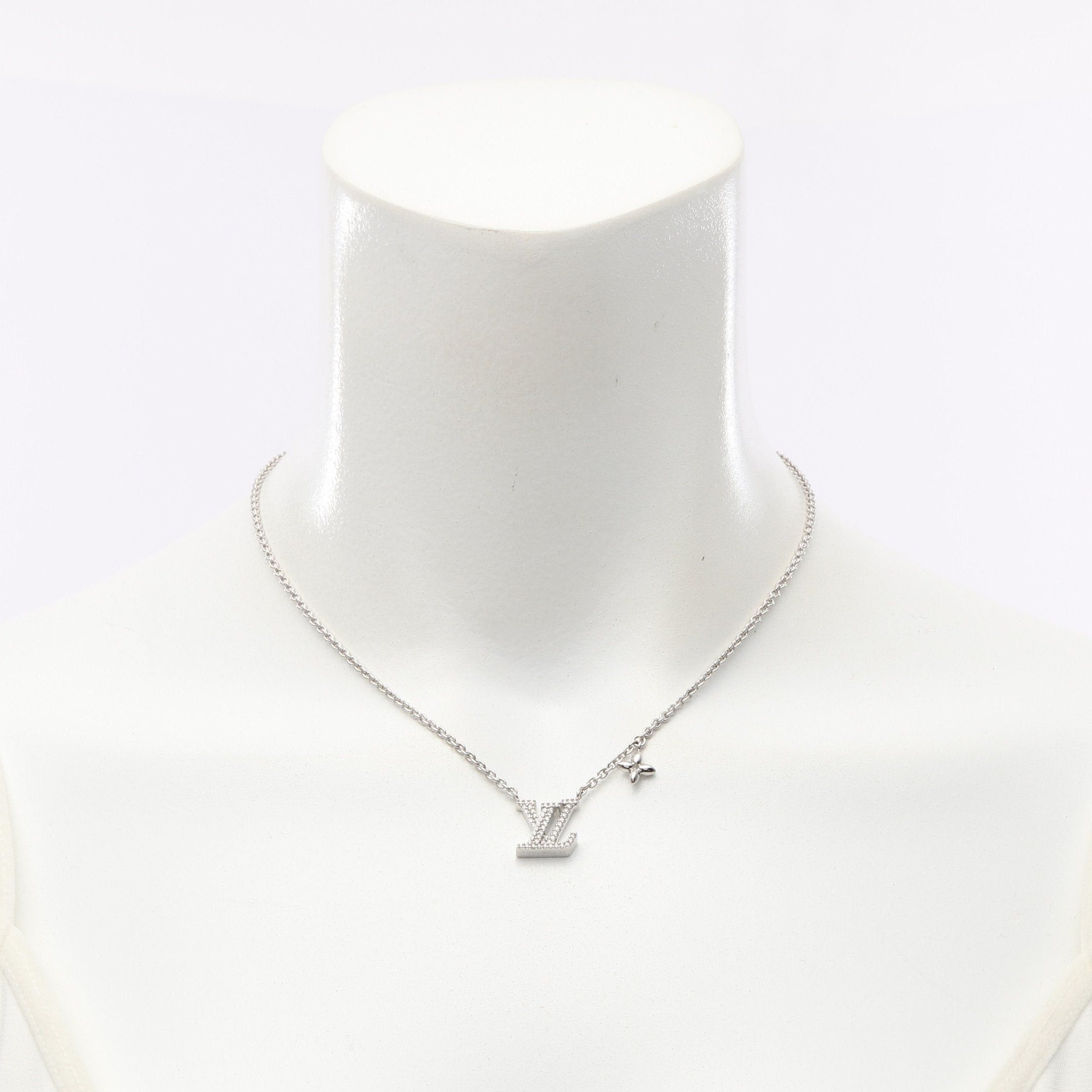 Louis Vuitton Louis Vuitton Lv Iconic Necklace Silver Size ONE SIZE - 6 Thumbnail