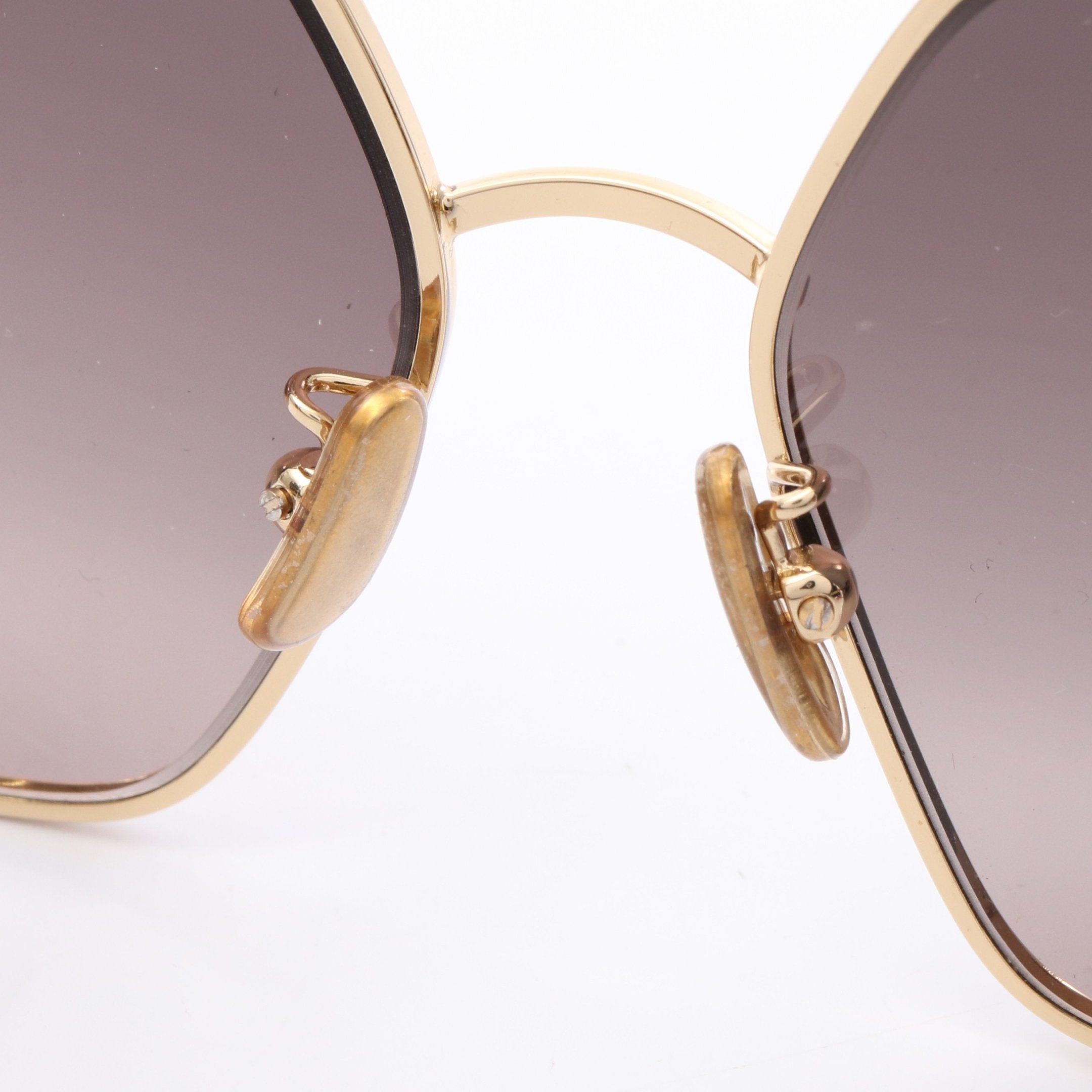 Celine Celine Sunglasses Gp Black Gold Size ONE SIZE - 6 Thumbnail