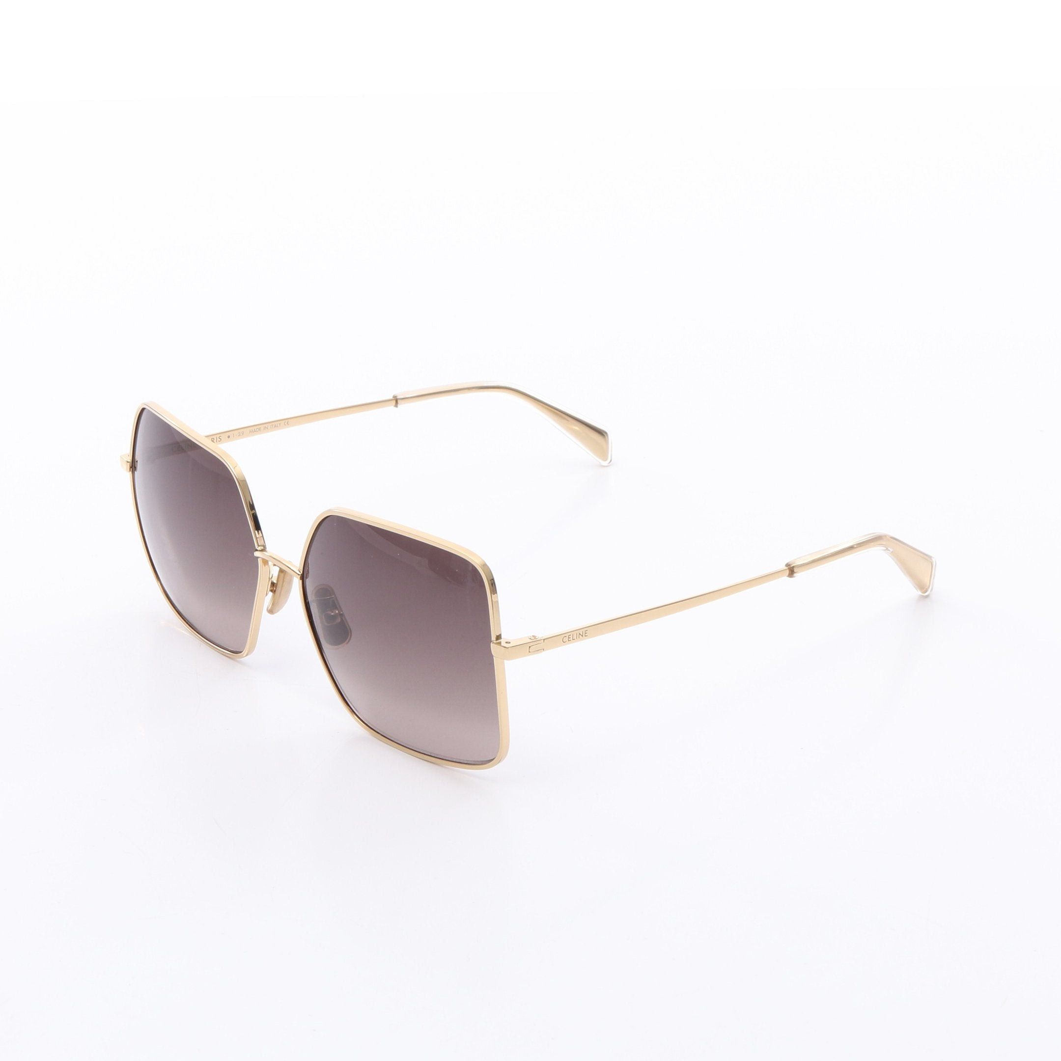 Celine Celine Sunglasses Gp Black Gold Size ONE SIZE - 2 Thumbnail