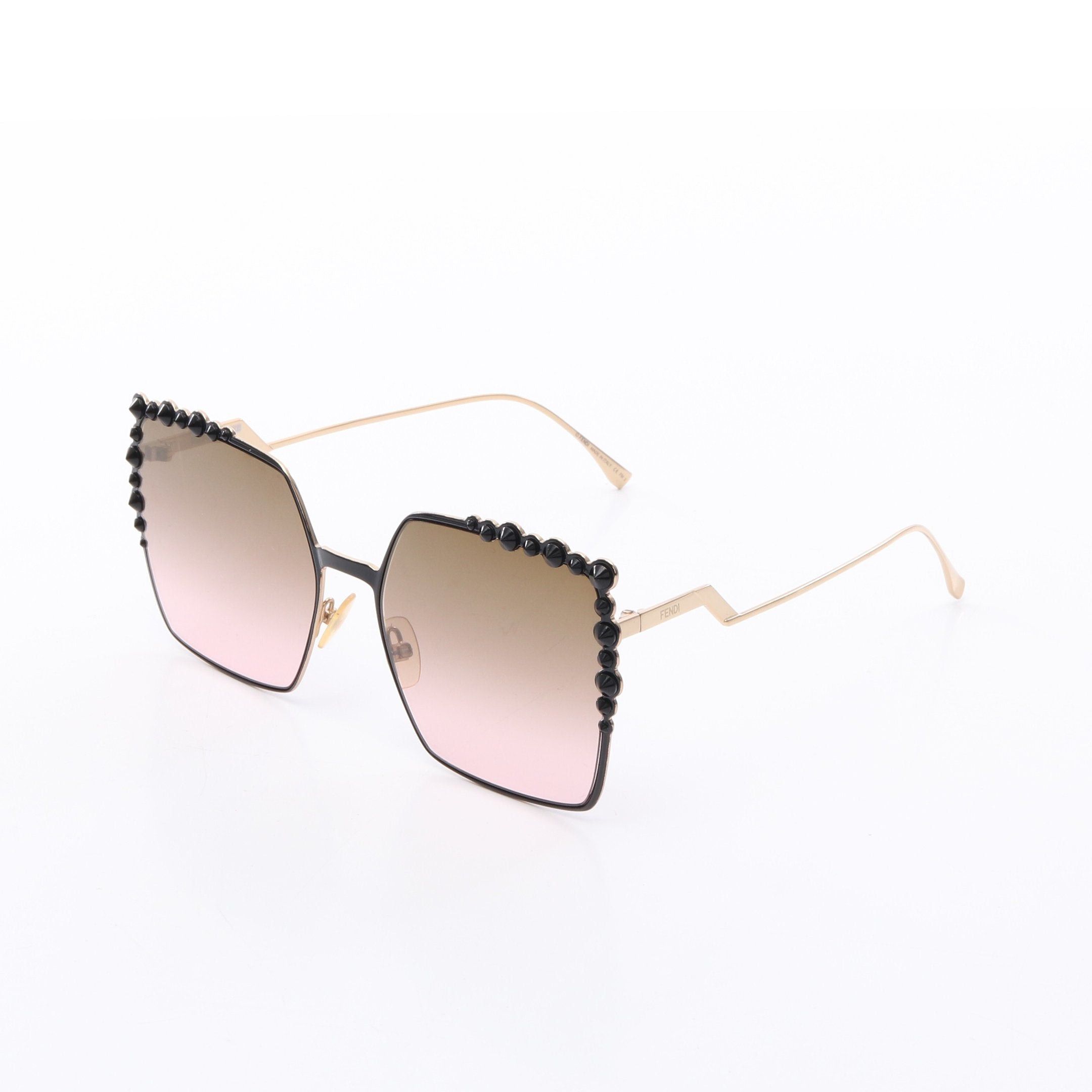 Fendi Fendi Sunglasses Gp Black Gold Size ONE SIZE - 2 Thumbnail
