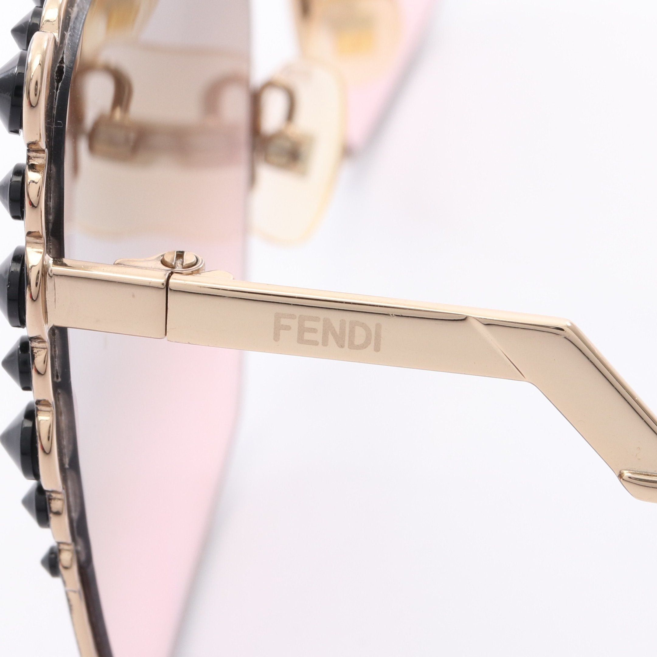 Fendi Fendi Sunglasses Gp Black Gold Size ONE SIZE - 4 Thumbnail