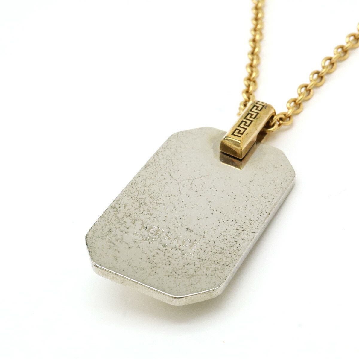 Versace Versace Versace GP Metal Medusa Necklace Pendant Metal Necklace Size ONE SIZE - 4 Thumbnail