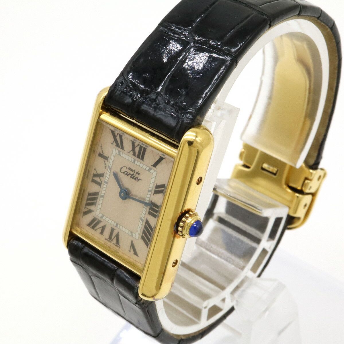 Cartier Cartier Cartier Pink Mother of Pearl Must Tank Watch W1018687 Limited Edition Metal Quartz W1018687 Size ONE SIZE - 6 Thumbnail