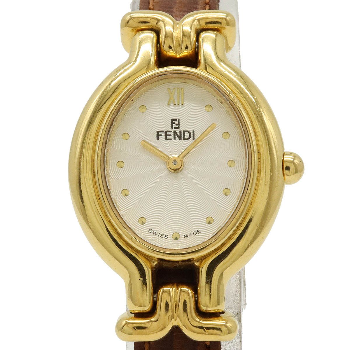 Fendi Fendi Fendi Silver Dial Change Belt Quartz Watch 640L Metal Quartz 640L DUTY FREE for USA Size ONE SIZE - 4 Thumbnail