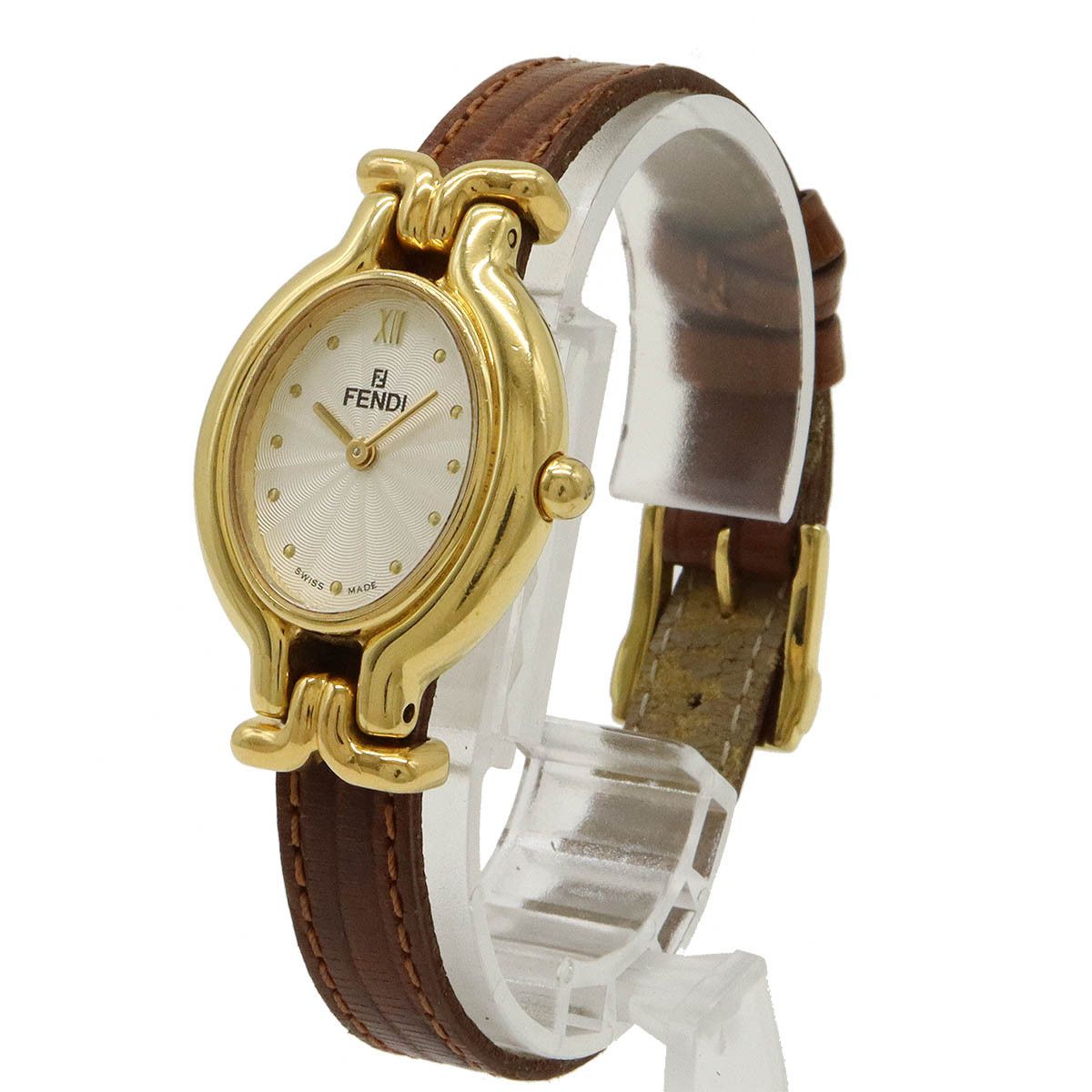 Fendi Fendi Fendi Silver Dial Change Belt Quartz Watch 640L Metal Quartz 640L DUTY FREE for USA Size ONE SIZE - 2 Thumbnail