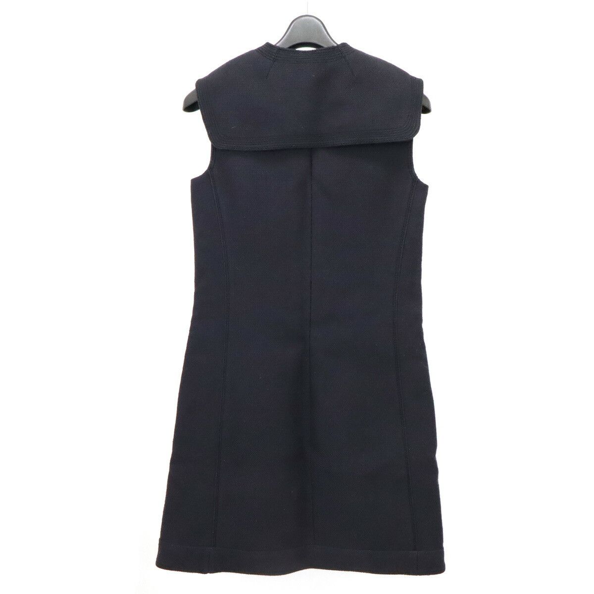 Louis Vuitton Louis Vuitton Louis Vuitton Monogram Collared Dress Wool Mohair Dress Canvas Dresses #38 DUTY FREE for USA Size ONE SIZE - 2 Thumbnail