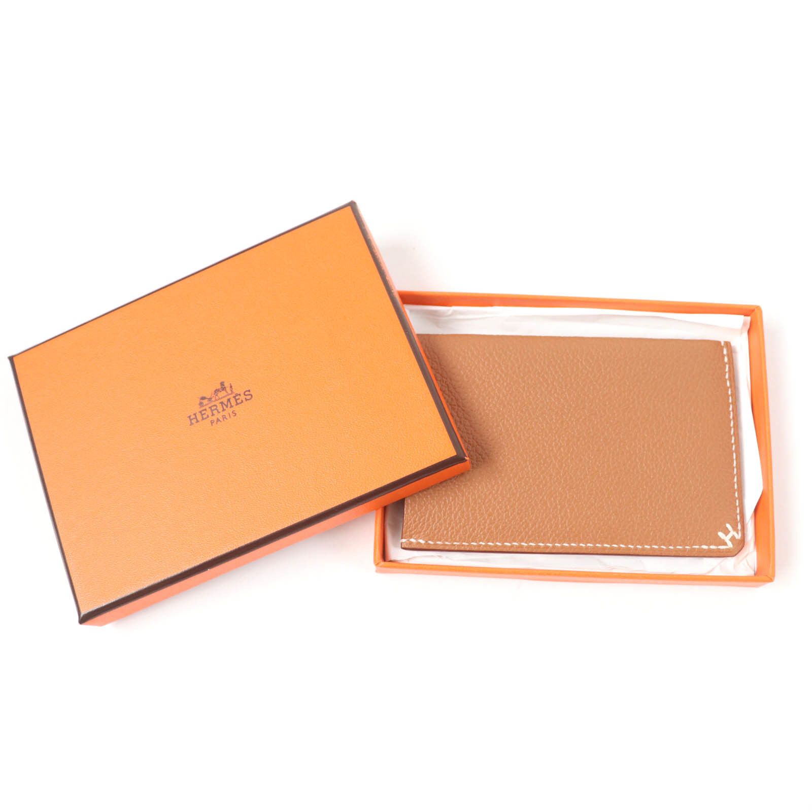 Hermes Hermes Hermes Hserie Evercolor Card Case Leather Card Case Stamp W (2024) DUTY FREE for USA Size ONE SIZE - 2 Thumbnail