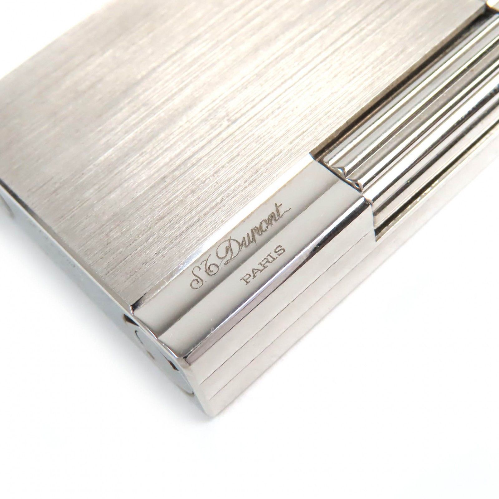 Other Other Dupont Gatsby Hairline Logo Engraved Lighter Metal Lighter Size ONE SIZE - 5 Thumbnail