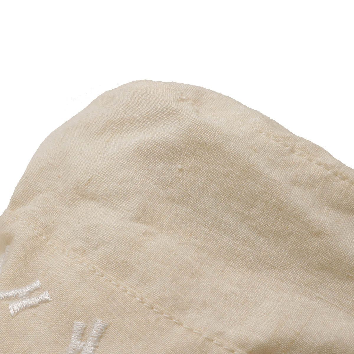 Hermes Hermes Hermes Linen H Logo Embroidered Bucket Hat Natural Material Hats #56 DUTY FREE for USA Size ONE SIZE - 5 Thumbnail