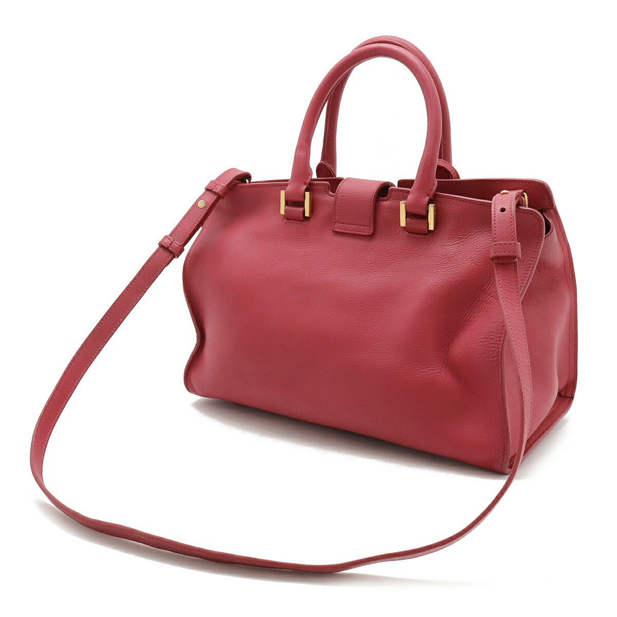 Yves Saint Laurent Yves Saint Laurent Saint Laurent Paris Leather Y Ligne Petit Cabas 2way Bag 311210 Leather Shoulder Bag 311210 Size ONE SIZE - 2 Thumbnail