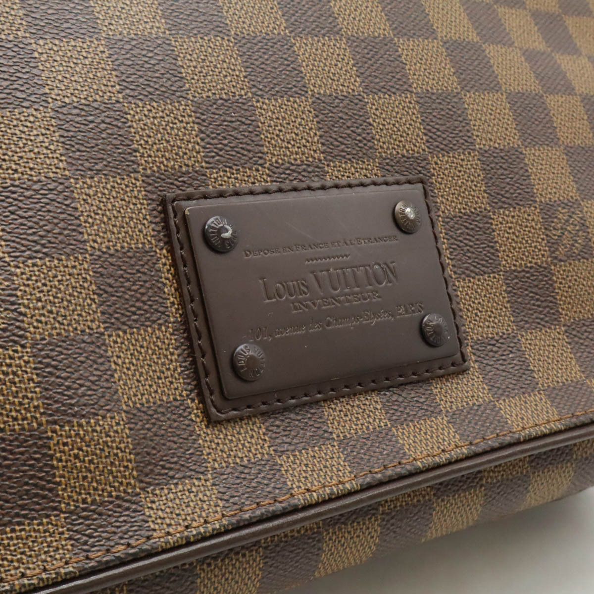 Louis Vuitton Louis Vuitton Louis Vuitton Damier Brooklyn MM Shoulder Bag N51211 Canvas Crossbody Bag N51211 Size ONE SIZE - 9 Thumbnail