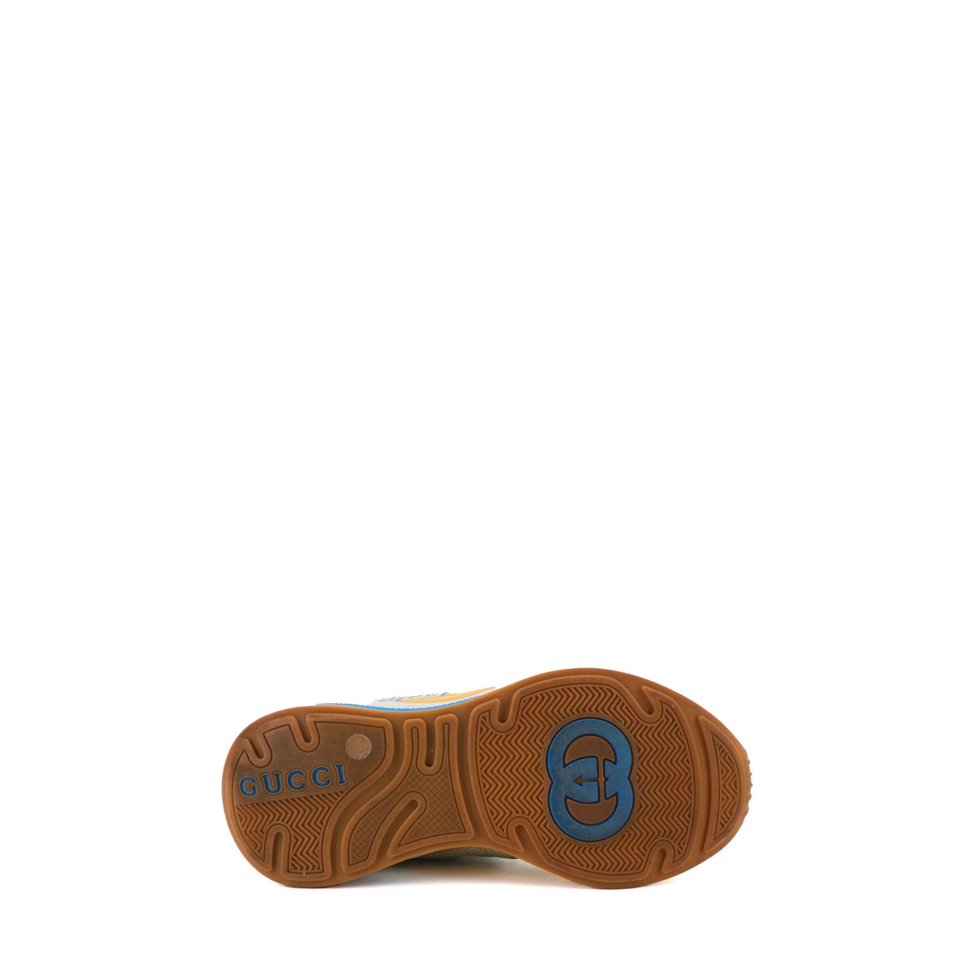 Gucci GUCCI - Gucci Ultrapace sneakers with gold glitter (T36) Size US 5 / IT 35 - 3 Thumbnail