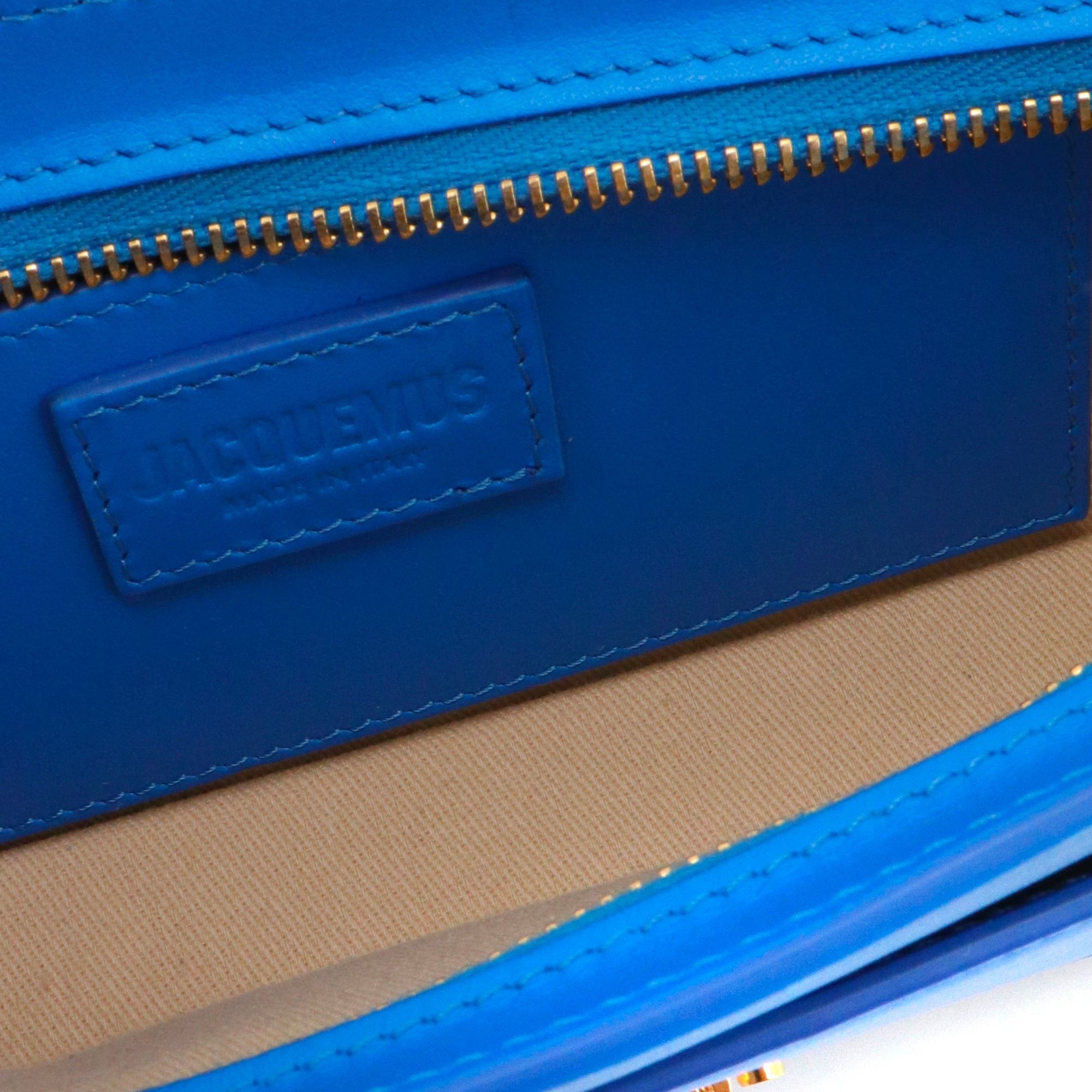 Jacquemus JACQUEMUS - Ciuciu Jacquemus shoulder bag in blue leather Size ONE SIZE - 7 Thumbnail