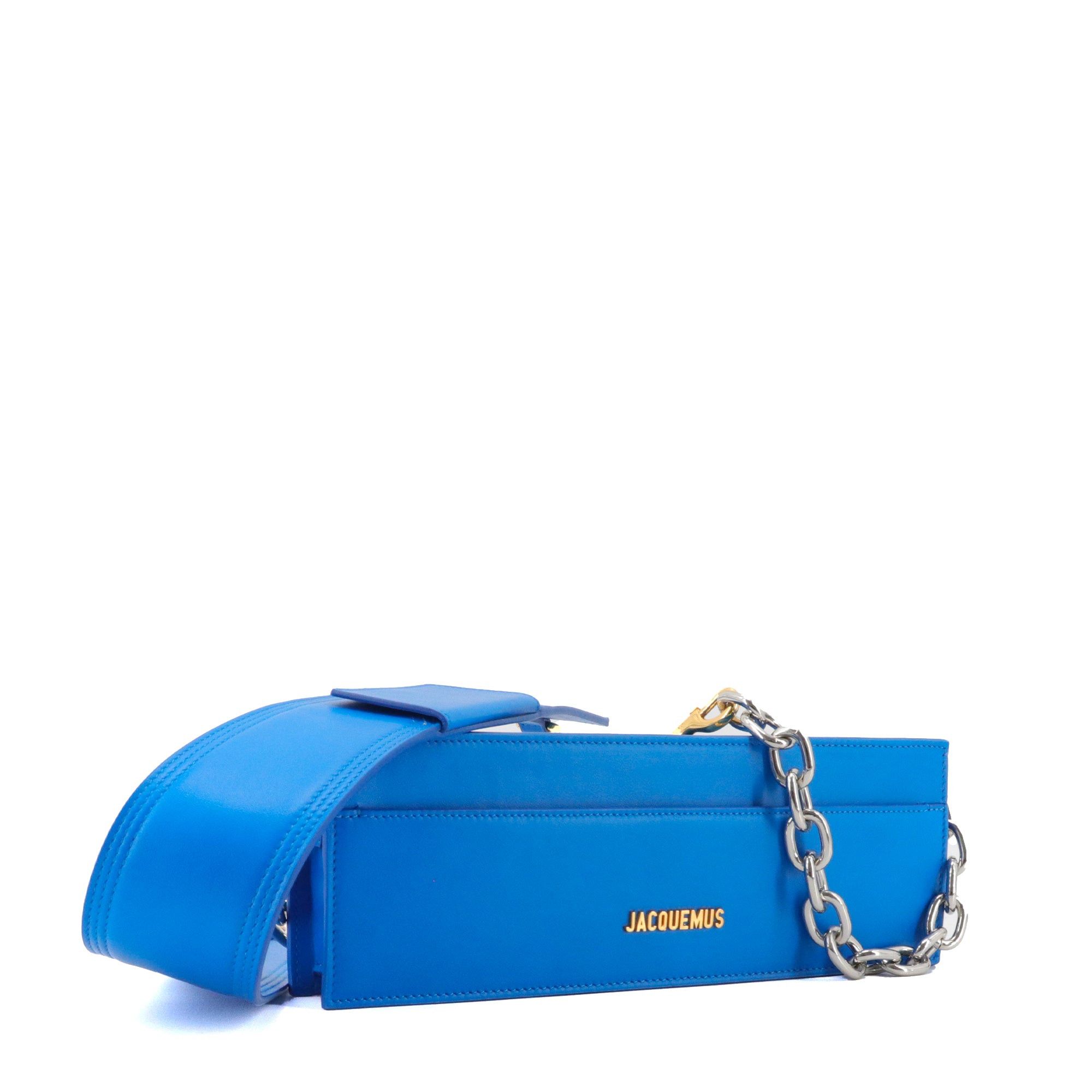 Jacquemus JACQUEMUS - Ciuciu Jacquemus shoulder bag in blue leather Size ONE SIZE - 2 Thumbnail