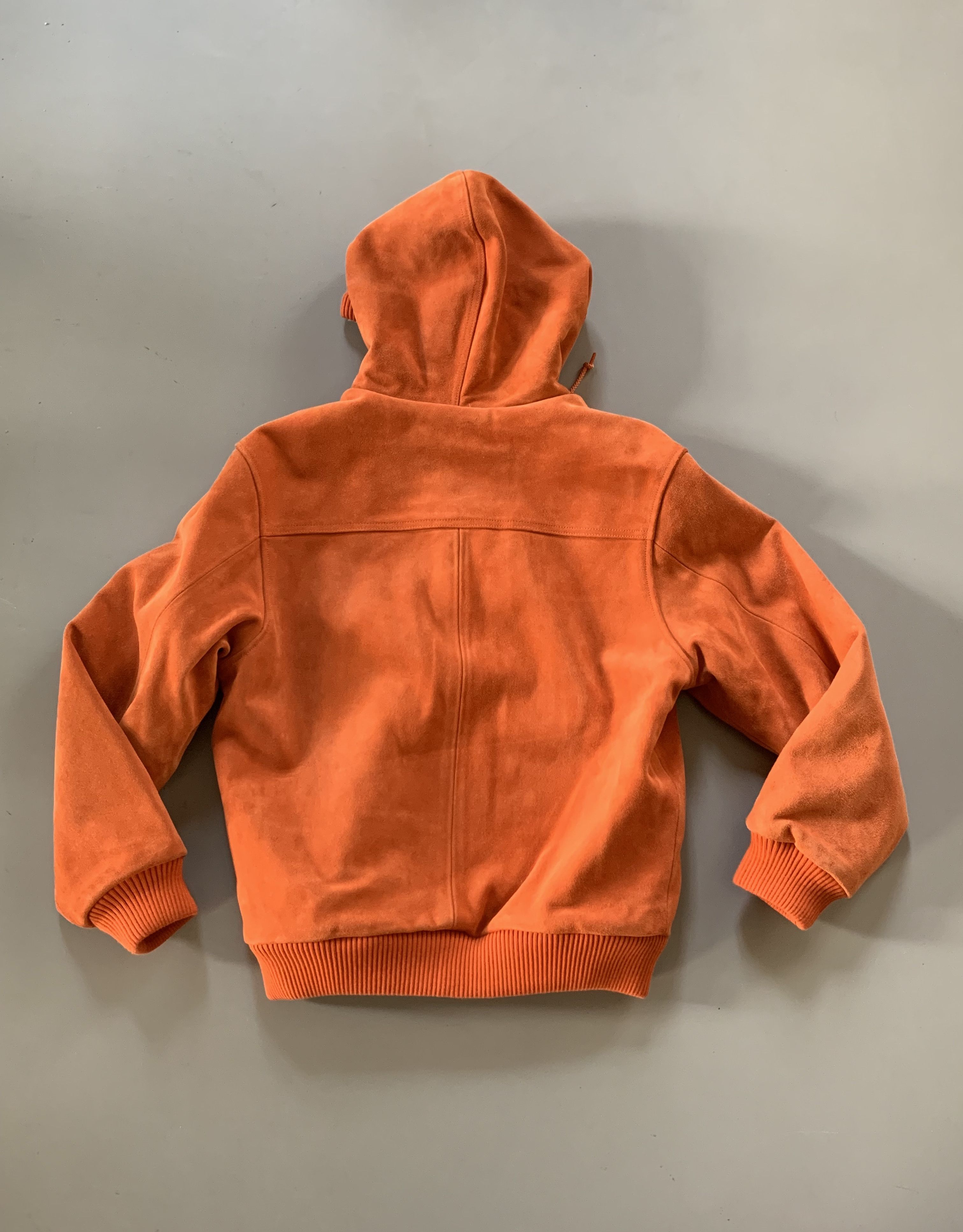 Supreme Supreme Hooded Suede Work Jacket Grailed