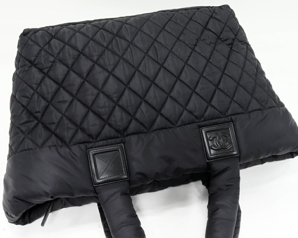 Chanel Chanel Chanel Coco Cocoon Nylon Calfskin Tote Bag Leather Tote Bag A48611 Size ONE SIZE - 6 Thumbnail