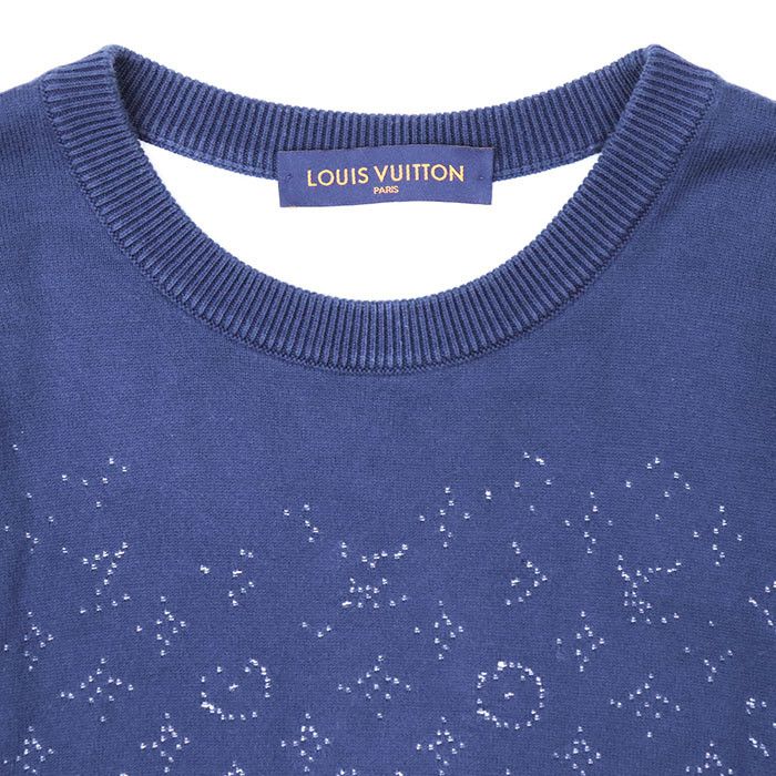 Louis Vuitton Louis Vuitton Louis Vuitton Monogram Cotton Knit Cotton Tops RM221Q Size ONE SIZE - 2 Thumbnail