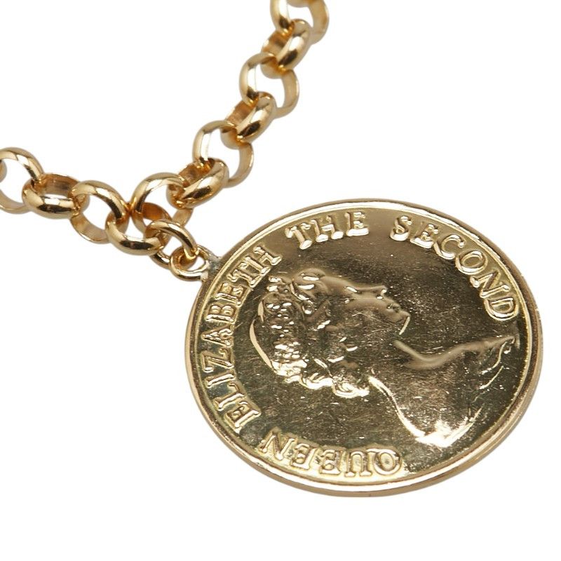 Other LuxUness Elizabeth II Coin Charm Au750 Bracelet Metal Bracelet Size ONE SIZE - 3 Thumbnail