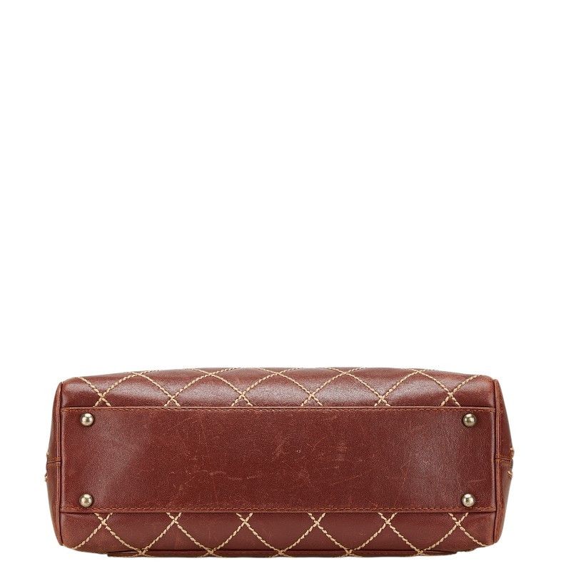Chanel Chanel Chanel Wild Stitch Calf Leather Handbag Leather Handbag A18121 Size ONE SIZE - 3 Thumbnail