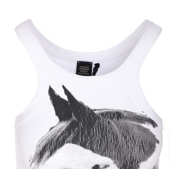 Pinko PINKO Women Tops 105247 A2KTZZ1 White Size L / US 10 / IT 46 - 4 Thumbnail