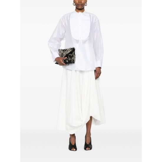 Carven CARVEN Women Shirts 6251K21352 SH211 WHITE Size XS / US 0-2 / IT 36-38 - 5 Thumbnail