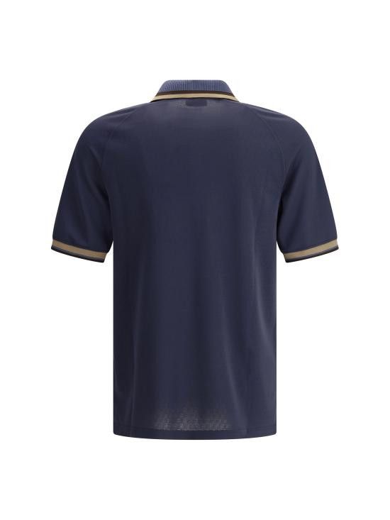 Fendi FENDI Men Polo Shirts FAF741AU8L F1H3O BLUE Size US S / EU 44-46 / 1 - 2 Thumbnail