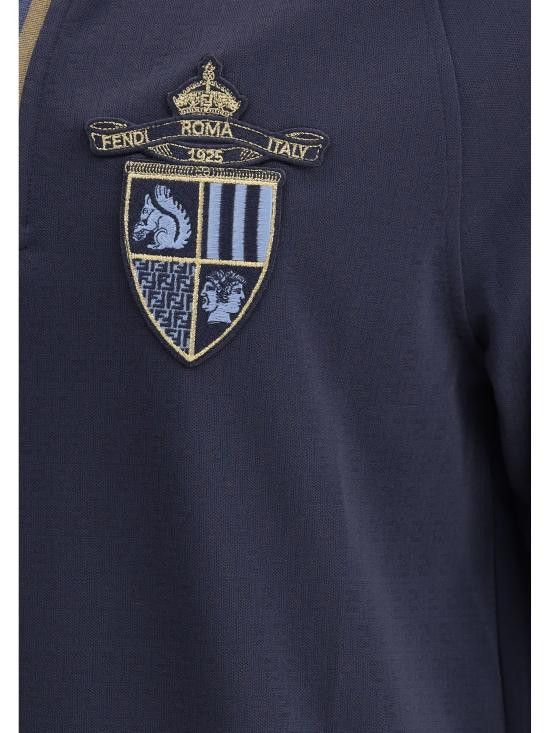 Fendi FENDI Men Polo Shirts FAF741AU8L F1H3O BLUE Size US S / EU 44-46 / 1 - 3 Thumbnail