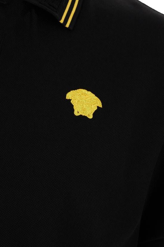 Versace VERSACE Men Polo Shirts 10139101A09860 1B000 BLACK Size US S / EU 44-46 / 1 - 3 Thumbnail
