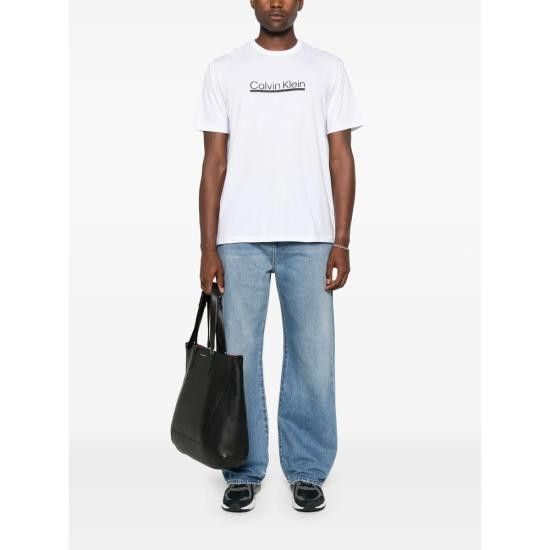 Calvin Klein CALVIN KLEIN Men T-Shirts LV04RC852G WHITE Size US S / EU 44-46 / 1 - 2 Thumbnail