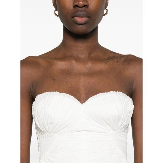 Cult Gaia CULT GAIA Women Blouses TP3050PL3026 JACE OFFWH WHITE Size M / US 6-8 / IT 42-44 - 4 Thumbnail