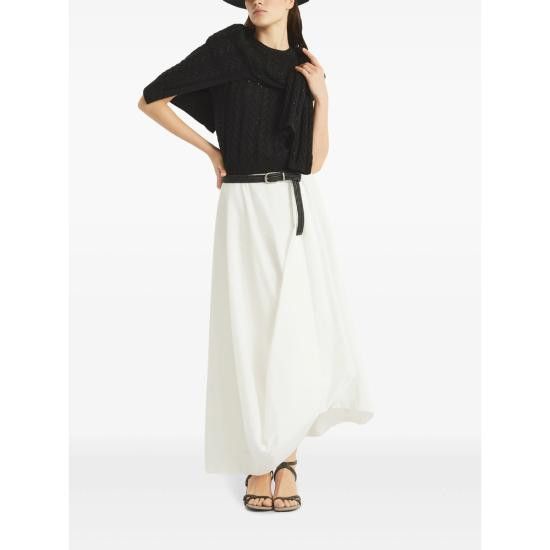 Brunello Cucinelli BRUNELLO CUCINELLI Women Tops MDV798130 C101 BLACK Size S / US 4 / IT 40 - 3 Thumbnail