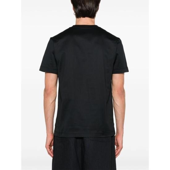 Burberry BURBERRY Men T-Shirts 8107453 ES24 MW SI A1189 BLACK Size US XL / EU 56 / 4 - 2 Thumbnail