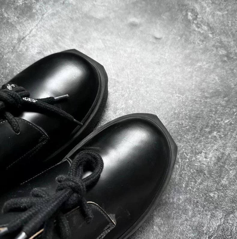 Off-White OFF-WHITE Black Round Toe Derby Shoes Size US 9 / EU 42 - 6 Thumbnail