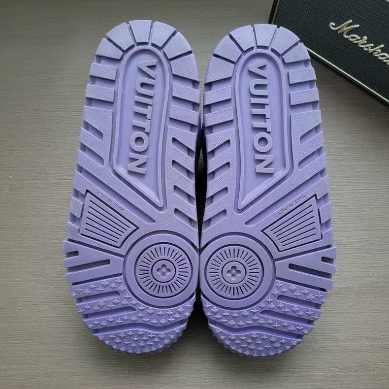 Louis Vuitton Louis Vuitton LV Trainer Maxi Sneakers Purple Size US 8.5 / EU 41-42 - 7 Thumbnail