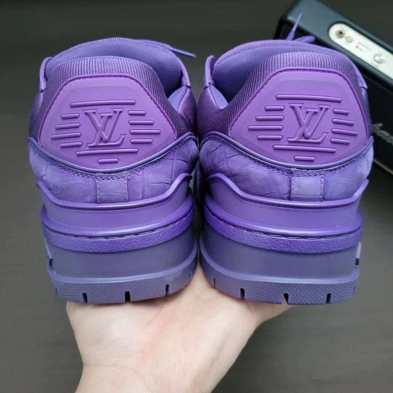 Louis Vuitton Louis Vuitton LV Trainer Maxi Sneakers Purple Size US 8.5 / EU 41-42 - 6 Thumbnail