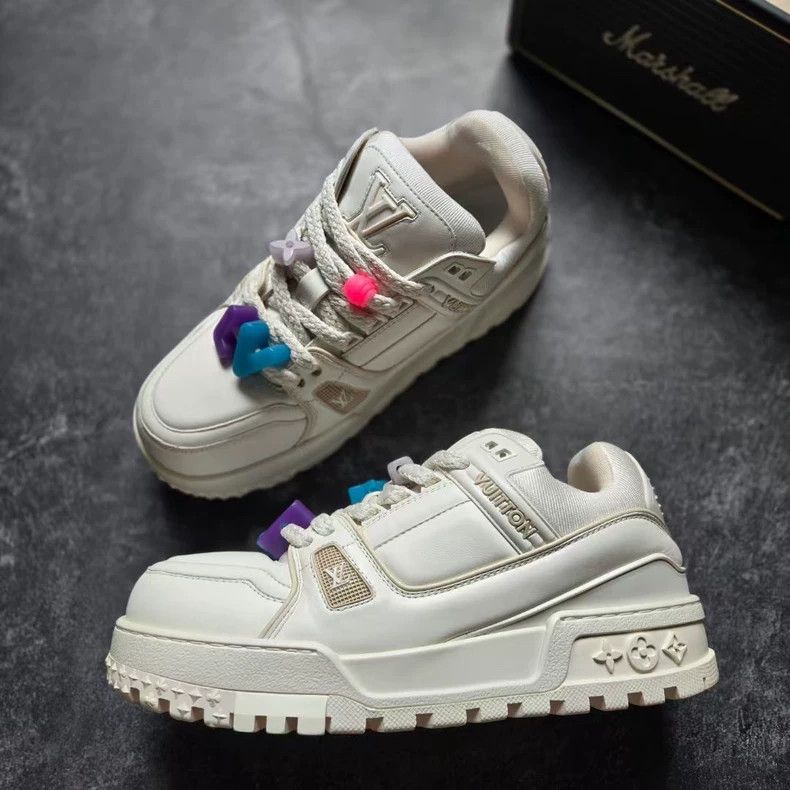 Louis Vuitton Louis Vuitton Trainer Maxi Sneakers Size 8 Size US 10 / EU 43 - 2 Thumbnail
